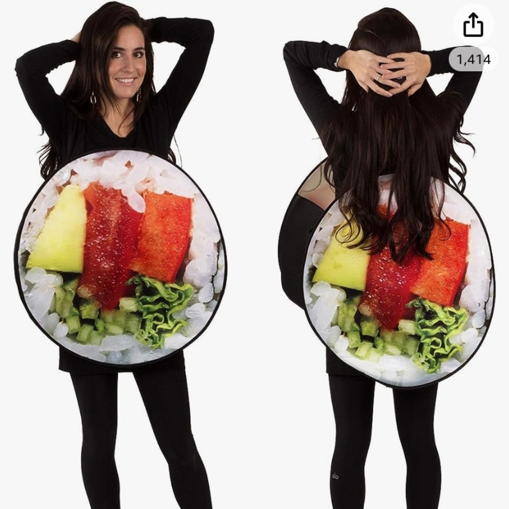 Halloween Costume, Sushi, one size fits all